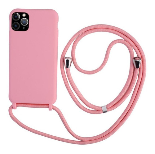 Fundas Silicone Correa Para iPhone 11 Pro 12 Pro Mini Max