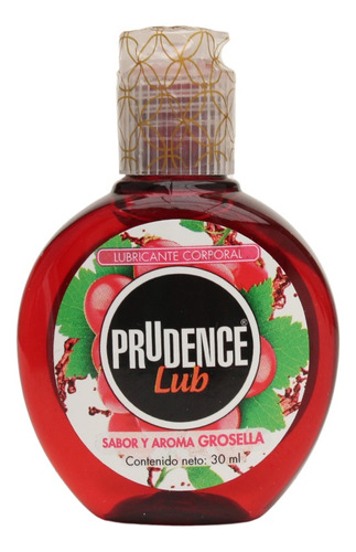 Lubricante Comestible Base Agua Con Sabor Prudence Lub 30 Ml