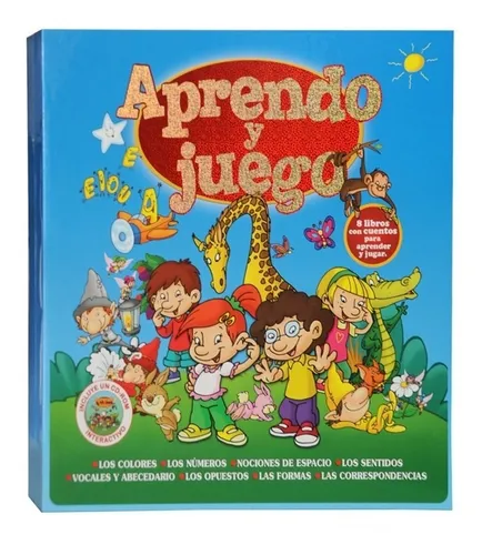 comprar Libro Aprendo Y Juego - Primeros Aprendizajes X 8 Tomos +cd