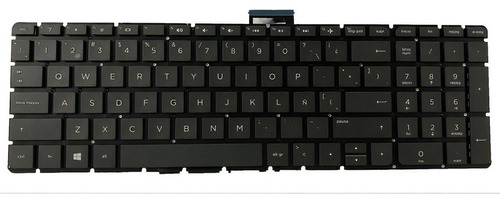 Teclado Hp 15-aq 15-bk 15-au 15-as 15-aw 15-ax 15-bc Esp Color Negro