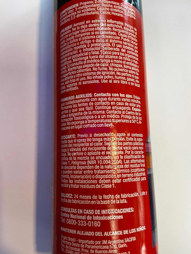 Imagen 3 de 5 de Adhesivo En Spray Súper 77 3m 500ml Multi Usos Ionlux 66167