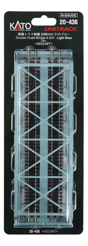 Puente Truss Doble 248 Mm Color Azul Claro