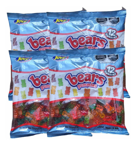 Gomitas Ositos Bears Gummies 12 Sabores 26 Kg Jovy
