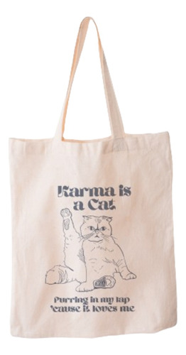 Bolsa De Tela Lienzo Tote Bag Taylor Karma Is A Cat Line