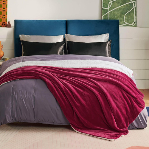 Manta De Lana Sherpa Bedsure Tamaño King, Gruesa Y Suave, Ro
