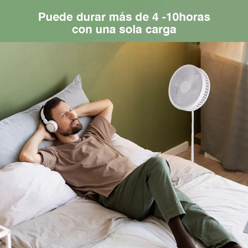 Ventilador Retráctil Portátil Recargable Plegable