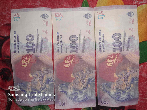 Billetes Serie Aa Evita Circulado
