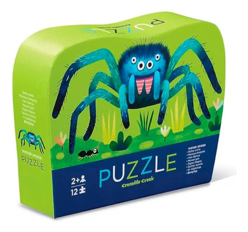 Puzzle Señor Araña 12 Pzas Rompecabezas Mr Spider Croco Ed