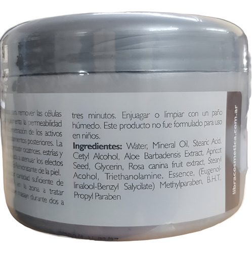 Crema Exfoliante Intensa 500g Libra Cosmetica