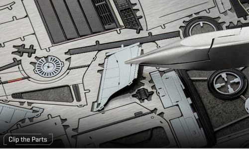 Delorean - Rompecabezas 3d Metal Model (Usado)
