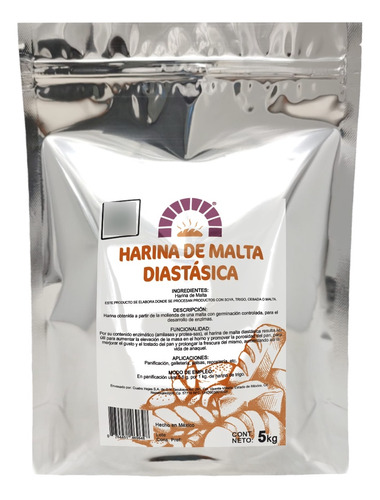 Harina De Malta Diastásica 5 Kg