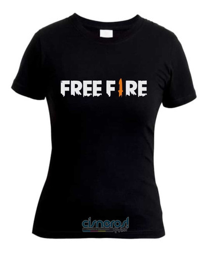 Playera Free Fire Colores Todas Las Tallas 