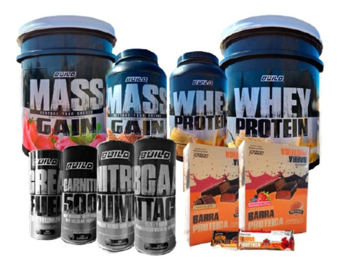 Imagen 3 de 8 de Ganador De Peso Mass Gain Build Gainer X 1.5 Kg