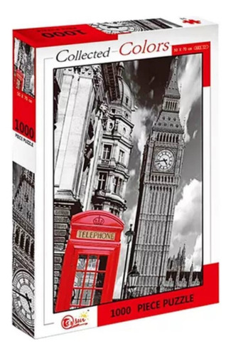 Rompecabezas Puzzle 1000 Piezas London Reloj Paisaje