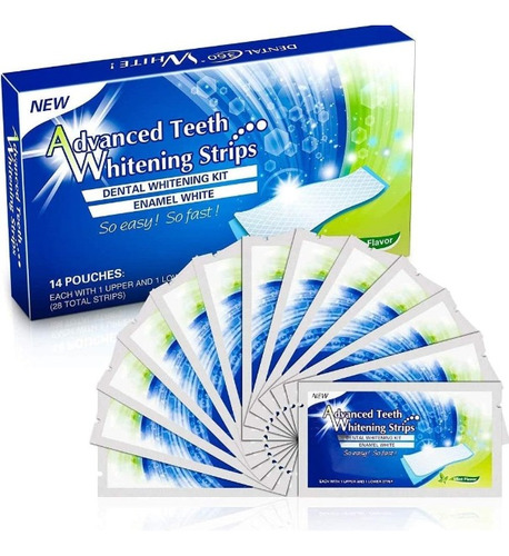 Tiras Blanqueadoras Simi Oral-b 3d White Advanced Seal 28u 0