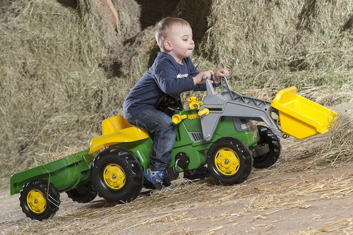 Rolly Toys John Deere - Tractor De Pedal Con Cargador Fronta