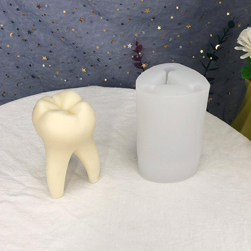 F Moldes De Silicona Con Diseño De Dientes Para Resina