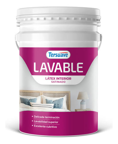 Latex Interior Satinado Lavable Tersuave 20 Lts