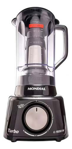 Liquidifier L-900 Fb Turbo 900w 2.7 Litros Black Mondial 220V
