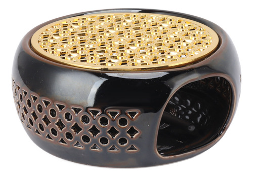 Calentador De Té Marrón, Color Bronce, Hueco, De Aspecto Cón