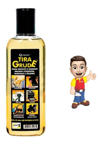 Tira Grude Removedor Ecológico 240ml Quimatic