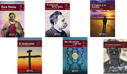 Pack 6 Libros De Friedrich Nietzsche (anticristo,ecce Homo)