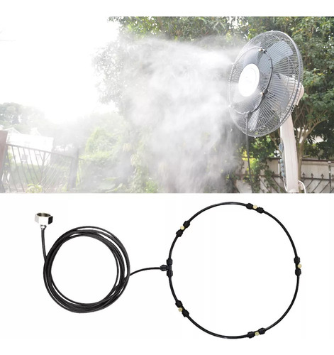 Kit De Ventilador De Nebulización Para Exteriores, Patio Fre