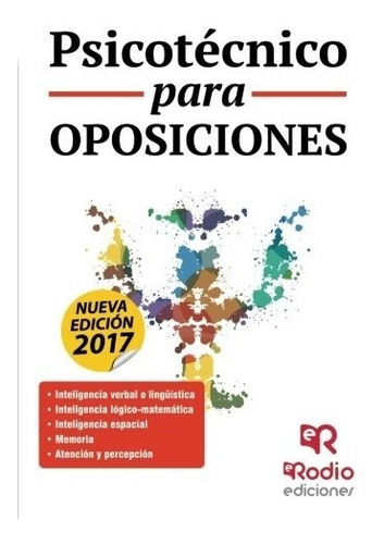 Libro : Psicotecnico Para Oposiciones  - Varios Autores