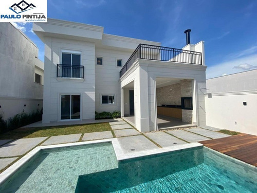 Imagem 24 de 30 de Sobrado Neoclássico Com 4 Suítes E Piscina No Condomínio Duas Marias - Ca04399 - 69547872