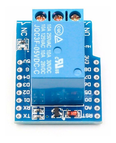 Imagen 2 de 5 de Módulo Shield Minirelé Para Wemos D1 Un Canal Arduino