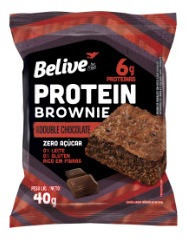 Imagem 1 de 1 de Protein Brownie Double Chocolate Zero Belive 10x40g