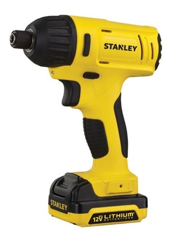 Imagen 1 de 1 de Atornillador De Impacto Inalámbrico Stanley Sci12s2k 12v Amarillo