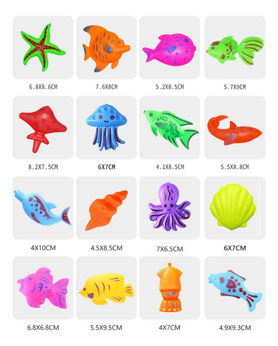 Juego De Pesca Montessori Con Caña De 26 Piezas Y Estanque
