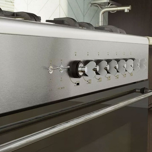 Imagen 6 de 10 de Cocina Empotrable Luxor Gas Apart 900 Multigas 6 Hornallas