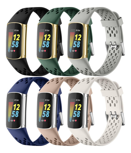 Maledan Bandas Clásicas Para Fitbit Charge Charge 5 Bandas 5