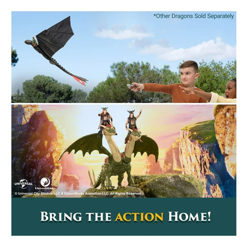 Cómo Entrenar A Tu Dragón Toothless Volador Rc Exclusivo Varios Toothless