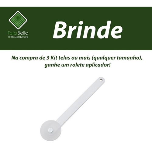 Imagem 6 de 7 de Tela Mosquiteira Removível Kit F.v Padrão 80x80 Tramelas