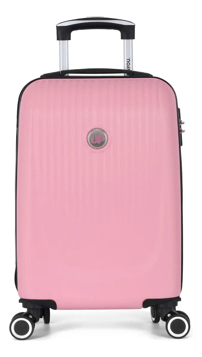 Mala Viagem Bordo Ravena 360 Up4you 19 Abs Pink Lisa