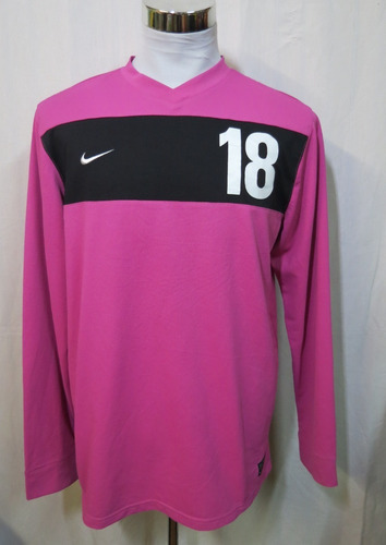 Imagen 2 de 7 de Camiseta De Fútbol Talla L Mangas Largas Marca Nike