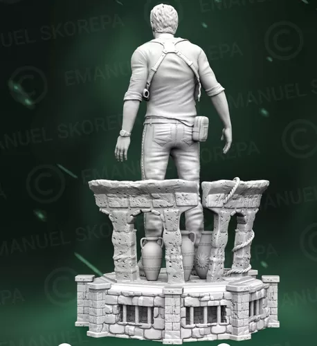 Nathan Drake - Uncharted - Fan Art - Stradu Studios - Loja para apaixonados  por Games, Action Figures