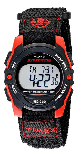 Relógio unissex Timex Expedition com timer Alarm Cronme