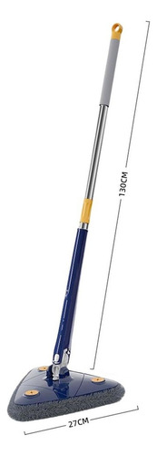 . Limpador De Parede De Microfibra Com Esfregão Azul