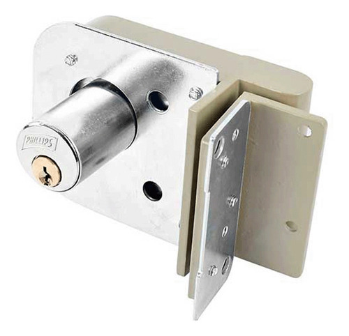Cerradura 625 Dc If De Sobreponer Izquierda Beige Phillips Beige