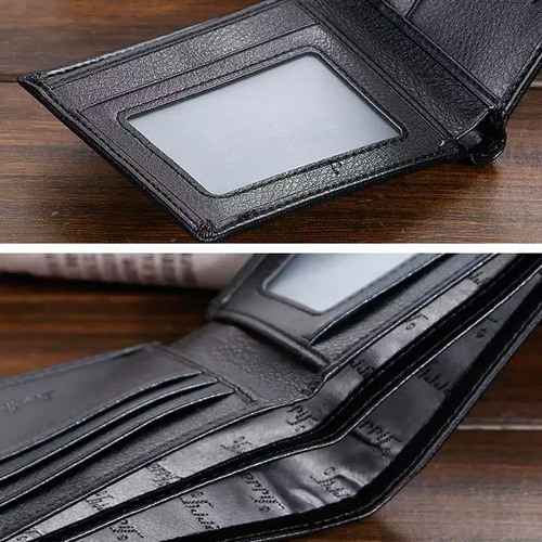 Imagen 4 de 6 de Billetera Para Hombre Baellery Elegante Slim