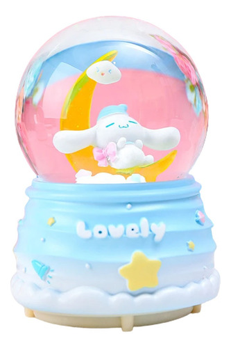 Esfera Musical Con Luz Perrito Pochacco Decoración Sanrio 