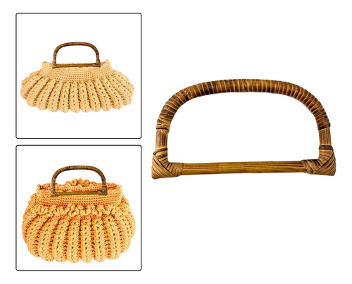 Kit De 2 Asas De BambĂș Sostenibles Para Bolsas Hechas A Mano