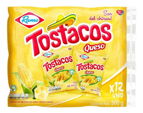 Tostacos X12 Sabor Queso