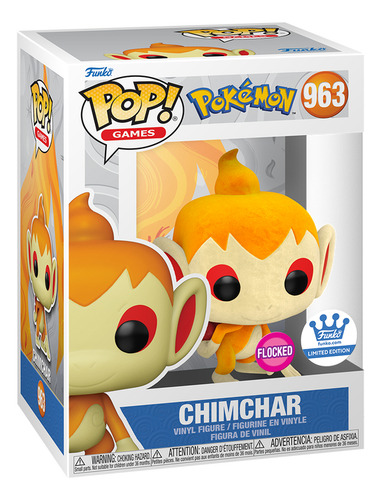 Funko Pop! Pokemon: Chimchar (flocked) #963 Funko Exc