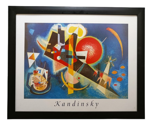 Kandinsky _ Im Blau Enmarcado 55 X 45 Cms