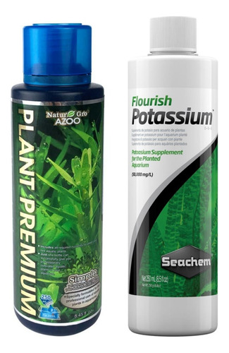  1 Flourish Potassium Seachem Y 1 Plant Premium Azoo 250ml 